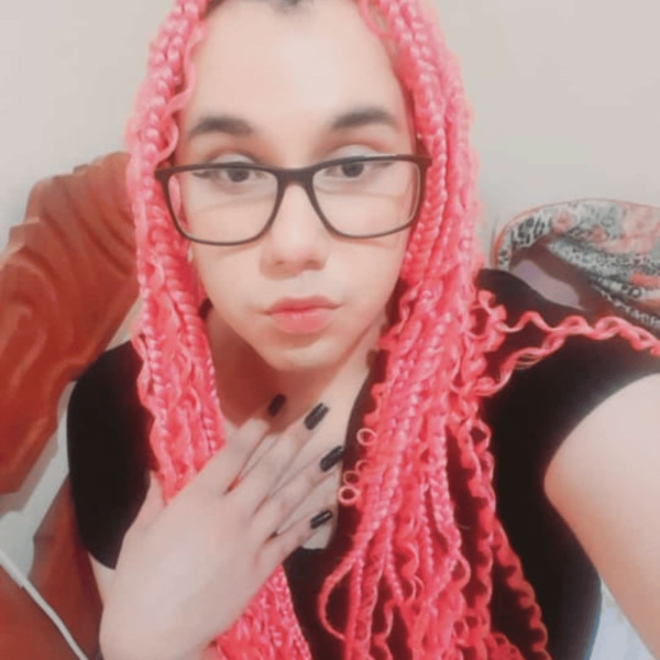 cabelo nina cor rosa ou pink